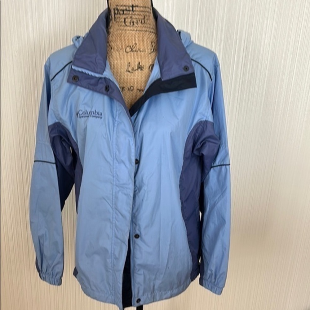 Columbia Light Blue Packable Sportswear Jacket